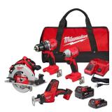 Milwaukee M18 18V Brushless 4-Tool Kit