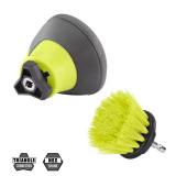 Palm Scrubber: 2" Brush, Hex Shank Compatible