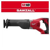 Milwaukee M18 Cordless Sawzall (Tool-Only)