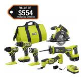 ONE+ 18V 6-Tool Kit w/ Batteries and Charger