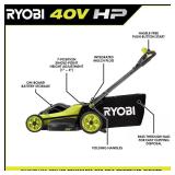 RYOBI 40V HP Brushless 20" Mower