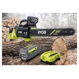 40V HP Brushless 20" Battery Chainsaw + 8Ah