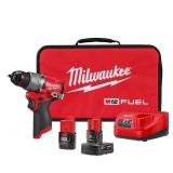 Milwaukee M12 Hammer Drill Kit w/ 4.0/2.0Ah