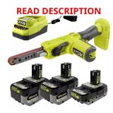 RYOBI 18V File Sander Kit with Batteries