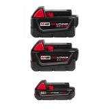 Milwaukee M18 Salvage Battery Lot (5Ah, 3Ah, 2Ah)