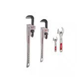 Aluminum Pipe Wrench Set (24",18")