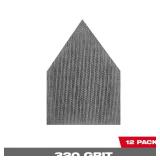 3-3/4 in. 320-Grit Sheets (12) for M12 Sander