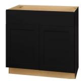 Avondale Sink Base Cabinet Raven Black