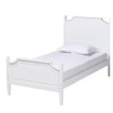Mariana White Wood Frame Full Platform Bed