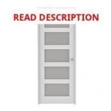 ARK DESIGN 30x80 Right-Hed 5-Lite Frosted **HAS D