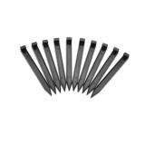 Vigoro 10 in. Black Nylon Stake - 10 ct