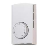 Double-pole 22A Line Voltage Thermostat, White
