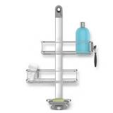 simplehuman Shower Caddy, Stainless + Aluminum