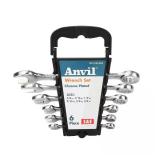 6-Piece SAE Combination Wrench Set with Case