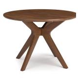 Lyncott Brown Wood 45" Dining Table