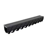 Storm Drain 40 in Channel with Grey Grate