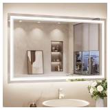 48 x 30 in Frameless LED Vanity Mirror
