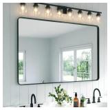 60 x 40 in. Aluminum Mirror, Black