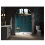 Paces 60x32 Shower Base, RH Drain, White