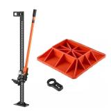 Farm Jack with Base, 48in. Lift, 7,000 lb
