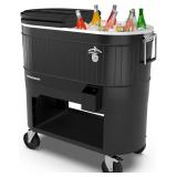Permasteel Rolling Patio Cooler   Ice Chest
