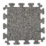 18 in. x 18 in. Rubber Gym Flooring Tiles