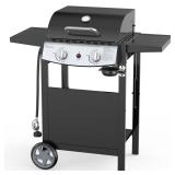 2-Burner Stainless Portable Propane Grill