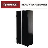 (DAMAGED) RTA 30.5 W x 72 H Steel Cabinet, Black