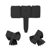 Black Plastic Garden Edging Border (10pc)