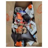 Box Lot: Tools, Gloves, Electrical, Plumbing
