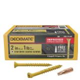 2 in. Tan Exterior Deck Screws #8 (126 pcs)