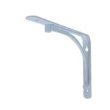 6 in. x 8 in. White Steel Arch Shelf Bracket