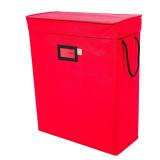 Red Gift Bag & Tissue Storage Box with Pockets