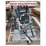 Outdoor Table and Assorted Chairs
