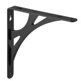 8 in. Black Contempo Steel Shelf Bracket