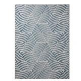 Patio Country Navy/Creme 5 ft x 7 ft Rug