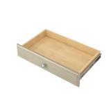 4 in. H x 24 in. W Gray Wood Drawer