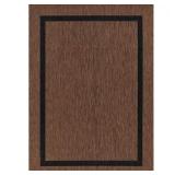 8x10 Gold/Black Waikiki Rug Border I/O