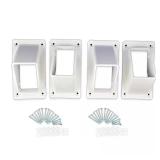 Naples White Stair Bracket Kit (4-Piece)