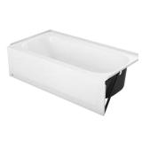 Maui Plus 60x32in Soaking Bathtub, White
