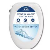 Renew Wash Antimicrobial Bidet Seat, White