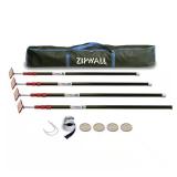 ZipWall 10 ft Stainless Dust Barrier Poles (4 Pac