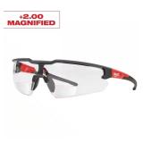 Milwaukee Clear +2.00 Bifocal Safety Glasses