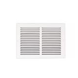 12 in. x 8 in. Steel Return Air Grille White