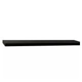 8 in. D x 36 in. L Slim Shelf, Black