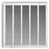 20 in. x 20 in. Steel Return Air Grille White