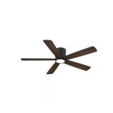 Britton 52-In LED Black Fan with Light