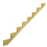 8-Step Ground Contact Pine Stair Stringer