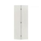 White Textured Bi-Fold Closet Door 38x80