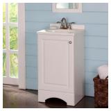 Bath Vanity with Cultured Marble Top DAMAGED